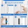 Profasion Home Security Door Lock, Childproof Door Reinforcement Lock, for