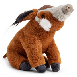 Zappi Co River the Red River Hog Plush Toy (22cm) Bush Pig - Soft, Cuddly, 100% Recycled - Colourful Forest Companion