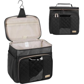 Behaesty Travel Hanging Toiletry Bathroom Bag Waterproof Makeup Cosmetic Organizer Women