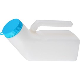 NOVA Medical Products Urinal for Men 32oz/1000mL Thick Plastic, Glow in The Dark with Screw-on Lid - Spill Proof Portable