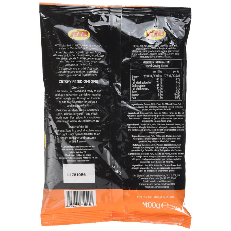 KTC Fried Onions, 400g