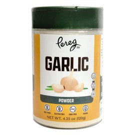 Fine Dried Garlic Powder - 4.25 oz - Made from Fresh Delicious Garlic - Pure & Dehydrated - Use in Soups, Stews, Bread & Salad Dressings - Non-Irradiated & Kosher Certified