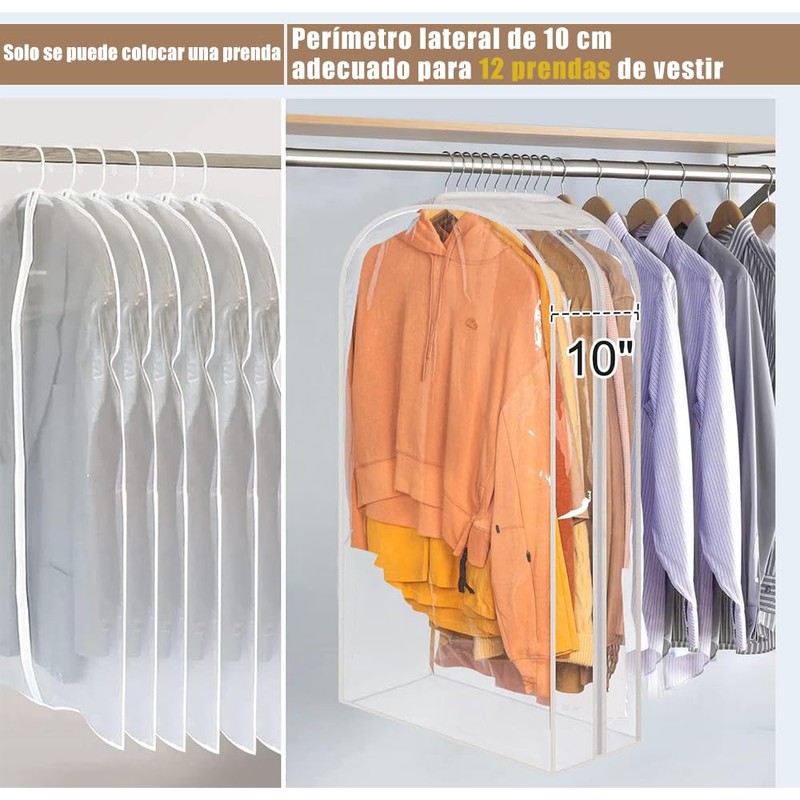 Bolsas de Ropa de 40 Pulgadas para Colgar Ropa,Fabricado en