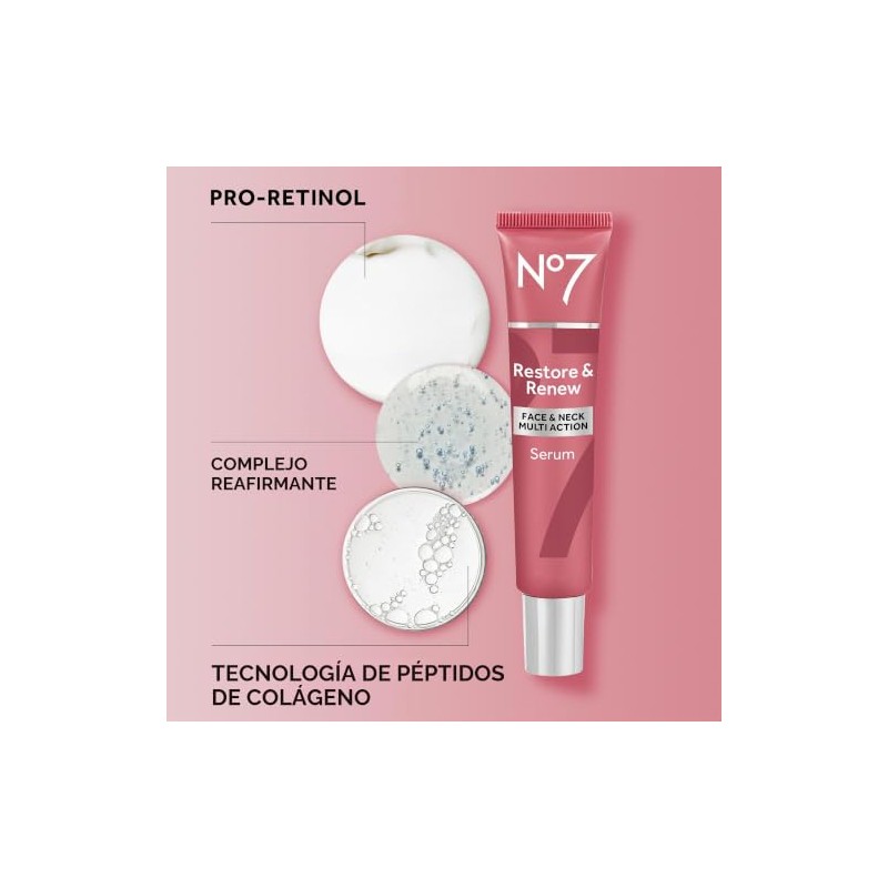 No7 Restore & Renew Face & Neck Multi Action Serum