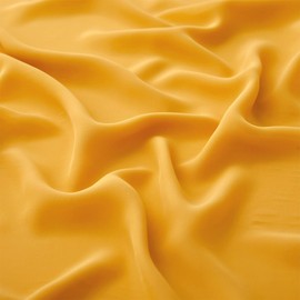 MaiMaiSuan 60" Wide Mustard Yellow Chiffon Fabric by The Yard Soft Sheer Fabric for Wedding Arch Draping Fabric,Bridal Wedding Dress Sewing DIY,5 Yards