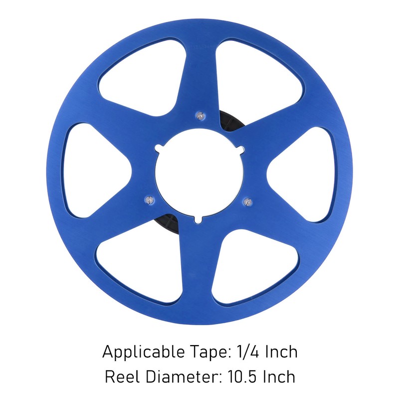 1/4 10.5 Inch Empty Tape Reel 6 Hole Aluminum Alloy
