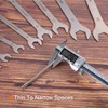 HARFINGTON Thin Combination Wrench Metric 5mm 6-Point Ended Box 15