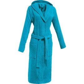 Redbest Chicago Unisex Terry Bathrobe, Dressing Gown, Sauna Robe, Quick-Drying and Absorbent, 100% Cotton, turquoise