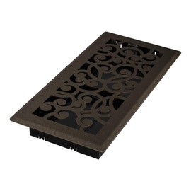 Imperial RG3355 Wonderland Decorative Floor Register, 4 x 10-Inch, Bronze Age, 5 Count