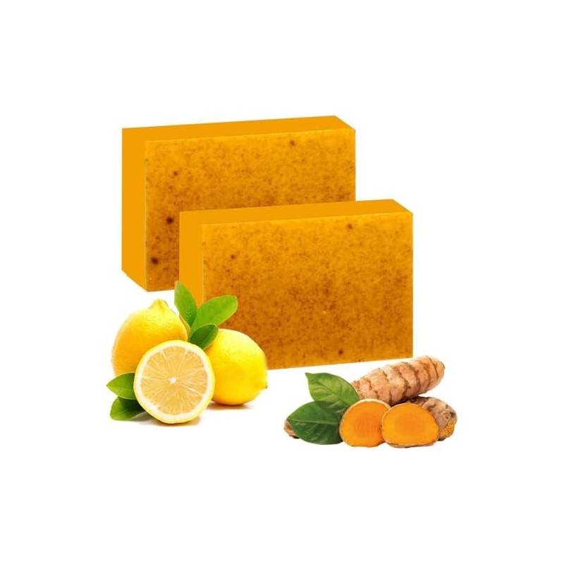 Jabón de Ácido Kójico con Cúrcuma y Limón, Barra Facial