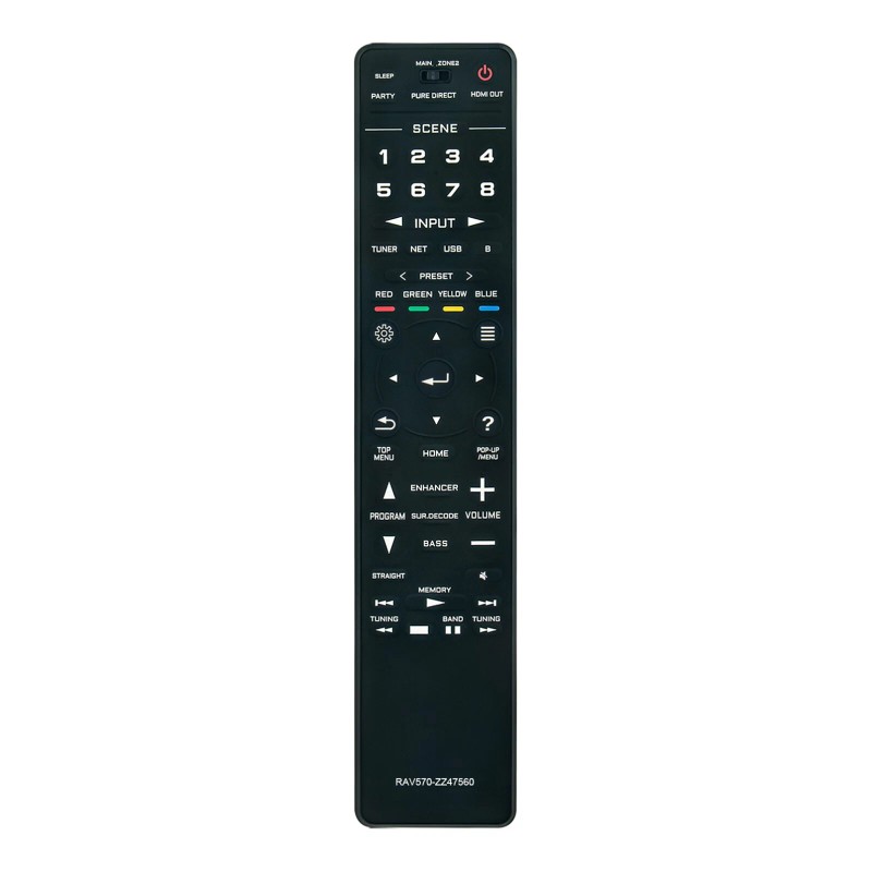 For Yamaha RAV570 ZZ47560 Replace Remote for Yamaha Receiver RX-V685