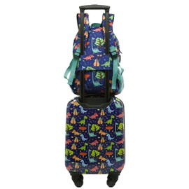 Travelers Club 5 Piece Kids' Luggage Set, Dino