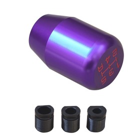 TIANRUIDA Manual 5 Speed Universal Gear Stick Shift Knob Red Racing for JDM Aluminum Shifter (Purple)