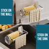 TAILI 4-in-1 Rustproof Sink Caddy & Sponge Holder with Removable