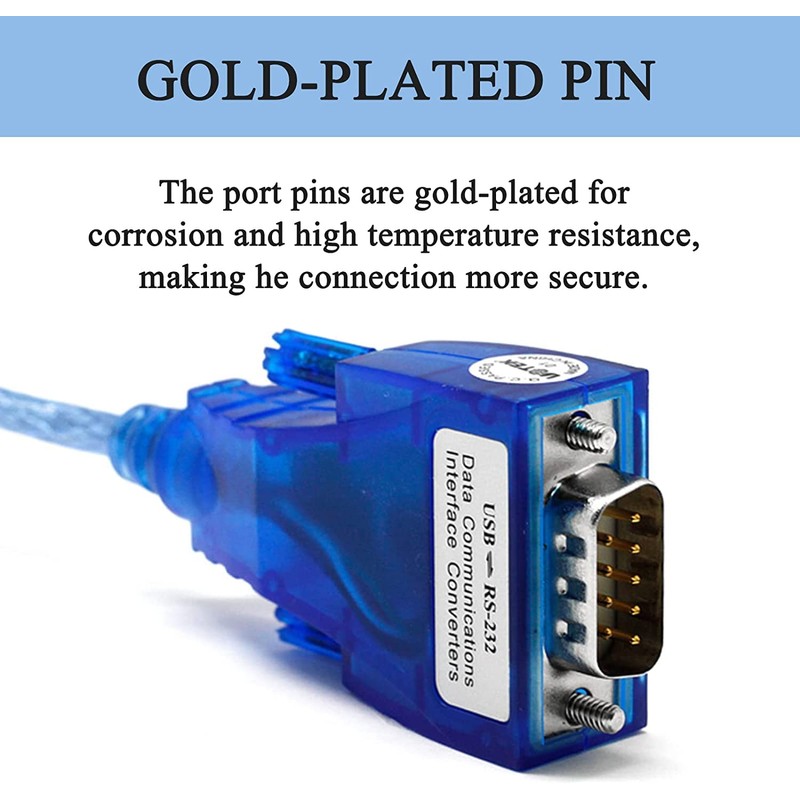 UTEK UT-8801 Convertidor USB a RS-232 de 1,5 m de