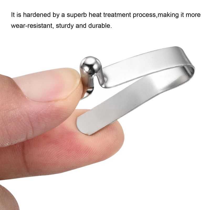 PATIKIL 8x6mm Kayak Paddle Snaps 8pcs Pole Push Button Spring