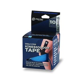 Pro-Tec Athletics Pre-Cut Kinesiology Tape-Blue-I Cut roll