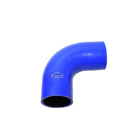 TenkeAuto 4-Ply Reinforced ID 90 Degree 2.5" Elbow Silicone Hose Coupler for Turbo/Intercooler/Piping (2.5'' BLUE)