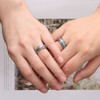 NUNCAD Men's Women's Partner Ring Made of Tungsten 8 mm