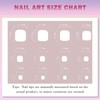 24Pcs French Glitter Press on Toenails – Short Square Fake
