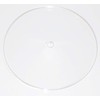 AcrylicBlank Matte White Acrylic Circle, Round, Disc with Customized Center