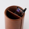 Slip-on WCV Pen & Glasses Stand Round Camel WCV-2704 PU