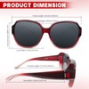 Polarized Fit Over Glasses Sunglasses for Women UV Protection Trendy
