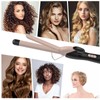Pretfy Curling Tongs, 19mm Hair Curler Small Curling Iron Adjustable