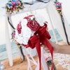 Artificial Wedding Bouquet Simulation Bridal Holding Flower Decoration Wedding SuppliesWine