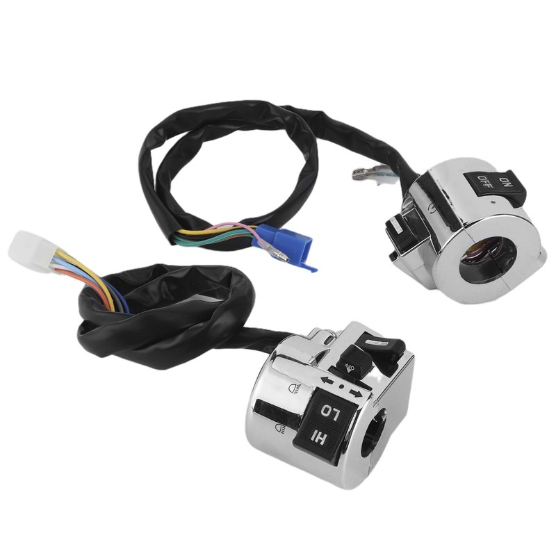 Motorcycle Handlebar Switch Assembly, Universal 25mm Handlebar Switch Control Knob