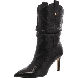 GUESS Women's BENISA Fashion Boot, Black Suede 004, 6