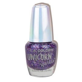 L.A. COLORS Unicorn Sparkle Nail Polish, Sparkling Gem CNL86