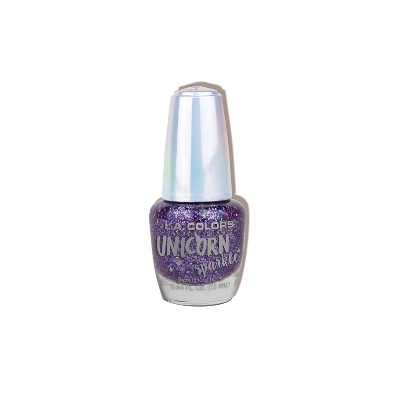 L.A. COLORS Unicorn Sparkle Nail Polish, Sparkling Gem CNL86