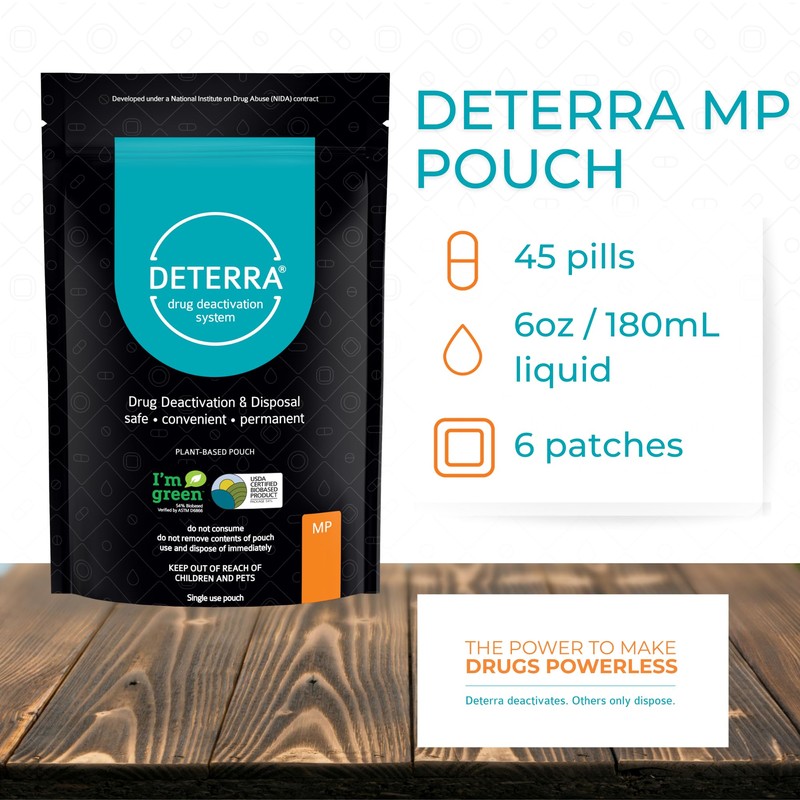 Deterra-MP - Drug Deactivation and Medication Disposal System - Safe