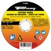 Forney 71847 Cut-Off Wheel with 7/8-Inch Arbor, Metal Type 1,