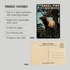 Angel Fire, New Mexico, Elk, Scratchboard (4x6 Birch Wood Postcards,