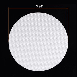 sourcing map 12pcs Non Slip Bathtub Stickers Bath Shower Floor 3.94" Anti-Slip Sticker Tape Round Style Decals for Bathroom Kitchen Bathtub Treads Stairs, White