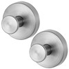 2pcs Luxe Hold No-Drill Hooks Stainless Steel Suction Hooks Vacuum