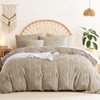 Sedefen Boho Bed Linen 135 x 200 cm Khaki Tufted