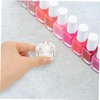 Baluue 2pcs Nail Art Crystal Cup Makeup Caboodle Nail Salon