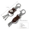 H.N.Z kil-028d Keychain, Genuine Leather, Italian Leather, Studs, Men's, Red,