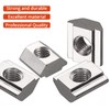 GETLITOOL Slide Nut, T Slot Nut 100PCS B Type Slide