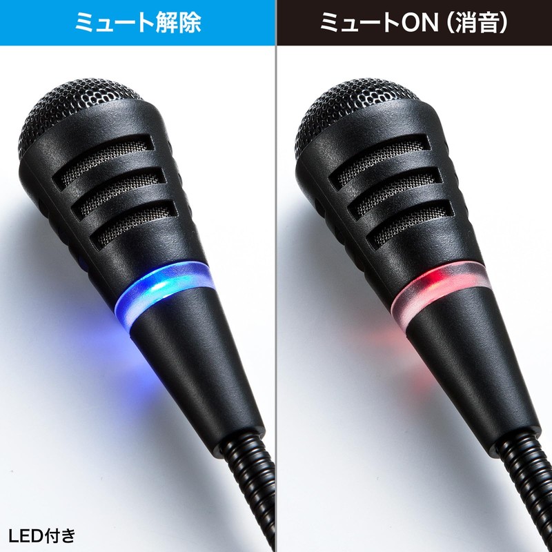 Sanwa Supply MM-MCTC01BK USB Type-C Microphone