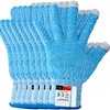 4 Pairs Cut Resistant Gloves Level 5 Protection for Kitchen,