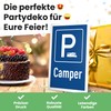 DankeDir! Parking Camper Sign - 30 x 20 cm Plastic