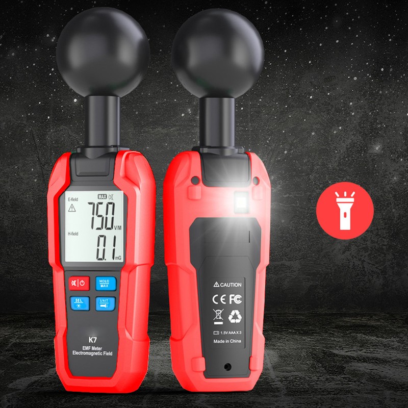 EMF Meter Electromagnetic Field Detector Handheld Tester Detector for Home