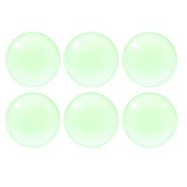 MBGBrybelly Brybelly Foosball Balls - Glow in The Dark Black Light Reactive – for Standard Foosballs Tables & Classic Tabletop Soccer Game Balls - 6 ct