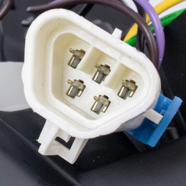 TRQ Driver Side Headlight Assembly Compatible with 2005-2010 Pontiac G6 GM2502255