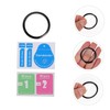 DOITOOL 1set Curved Tempered Protective Films for Watch Easy Installation