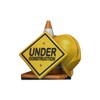 Advanced Graphics Under Construction Sign Life Size Cardboard Cutout Standup